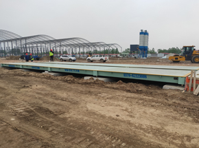 上羅高速5標段正陽拌和站200噸地磅