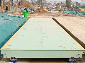 中建五局安陽內黃工業(yè)二路項目100噸地磅