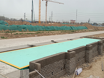 開封通許縣酸辣粉產業(yè)園一期項目100噸地磅