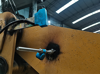 三門峽萬合礦業(yè)-山工636F型裝載機電子秤安裝案例